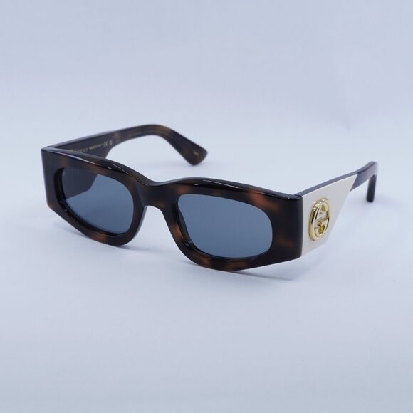 ?️ New Gucci GG1664S 003 Sunglasses - Havana Frame, Light Grey Lenses main image 11